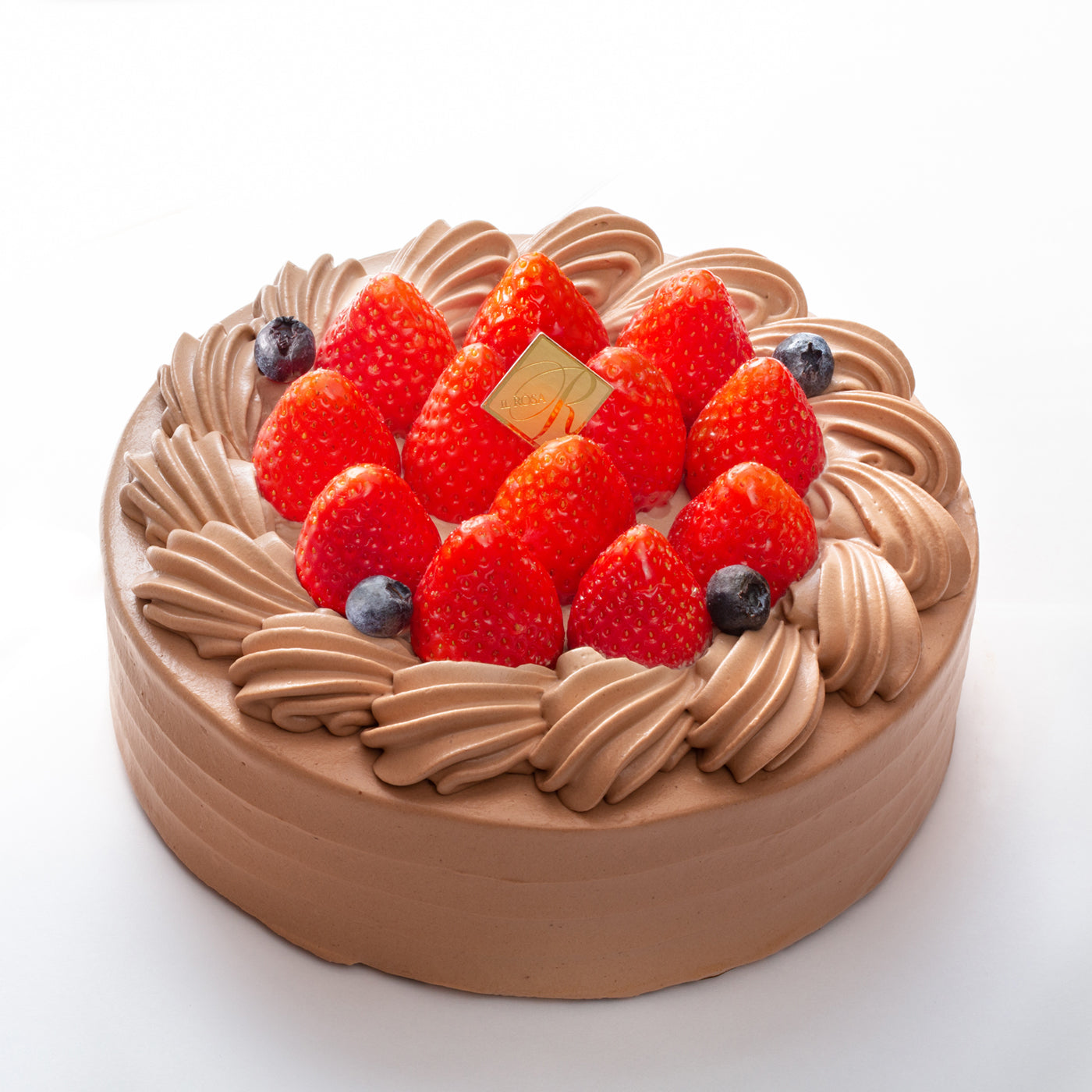 苺のデコレーションケーキ　生チョコレート