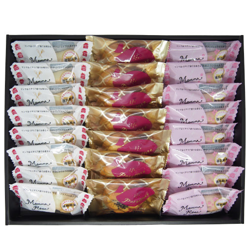 マンマローザとポテレットとさくらのマンマローザ詰合せ(23個入り)