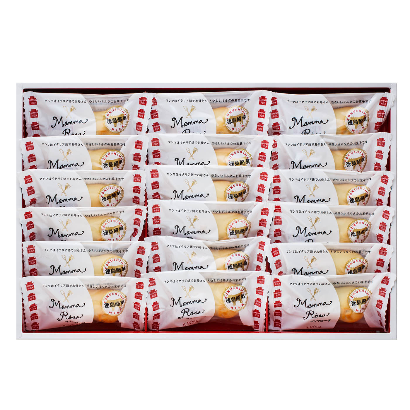 徳島酪菓マンマローザ 18個入