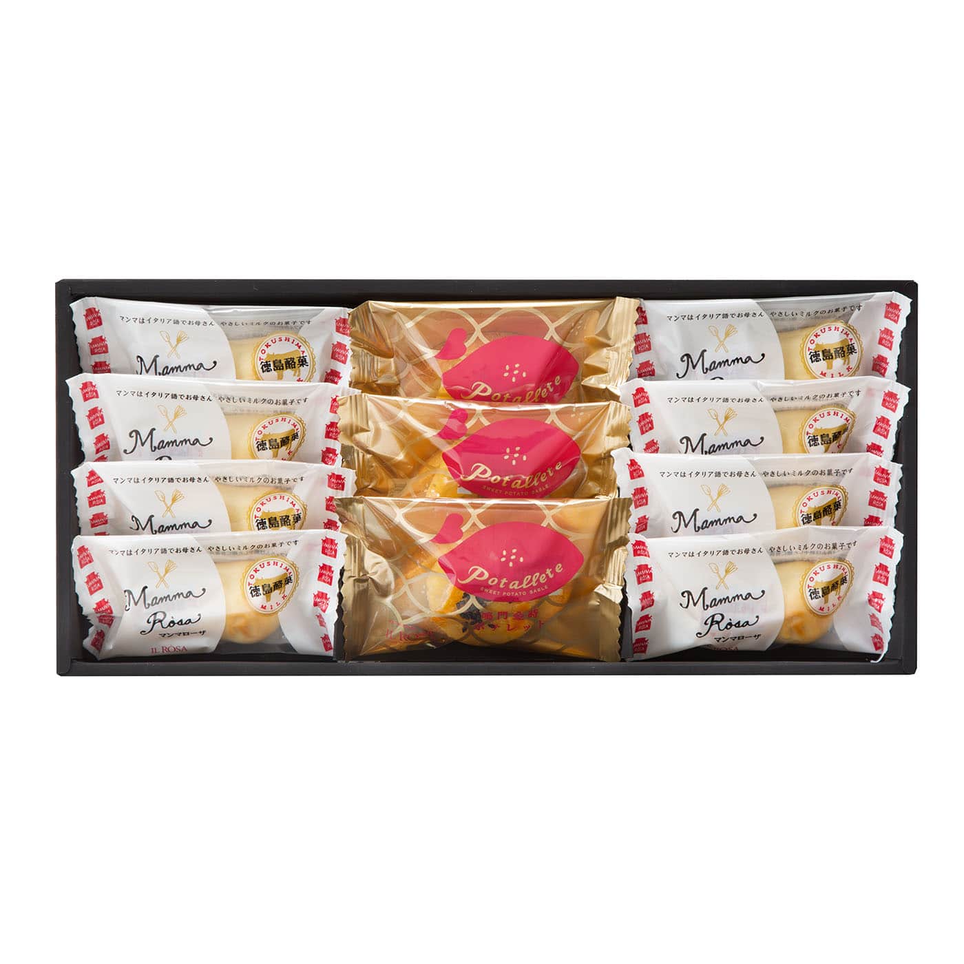 徳島郷菓 PM-1 (マンマローザとポテレット)
