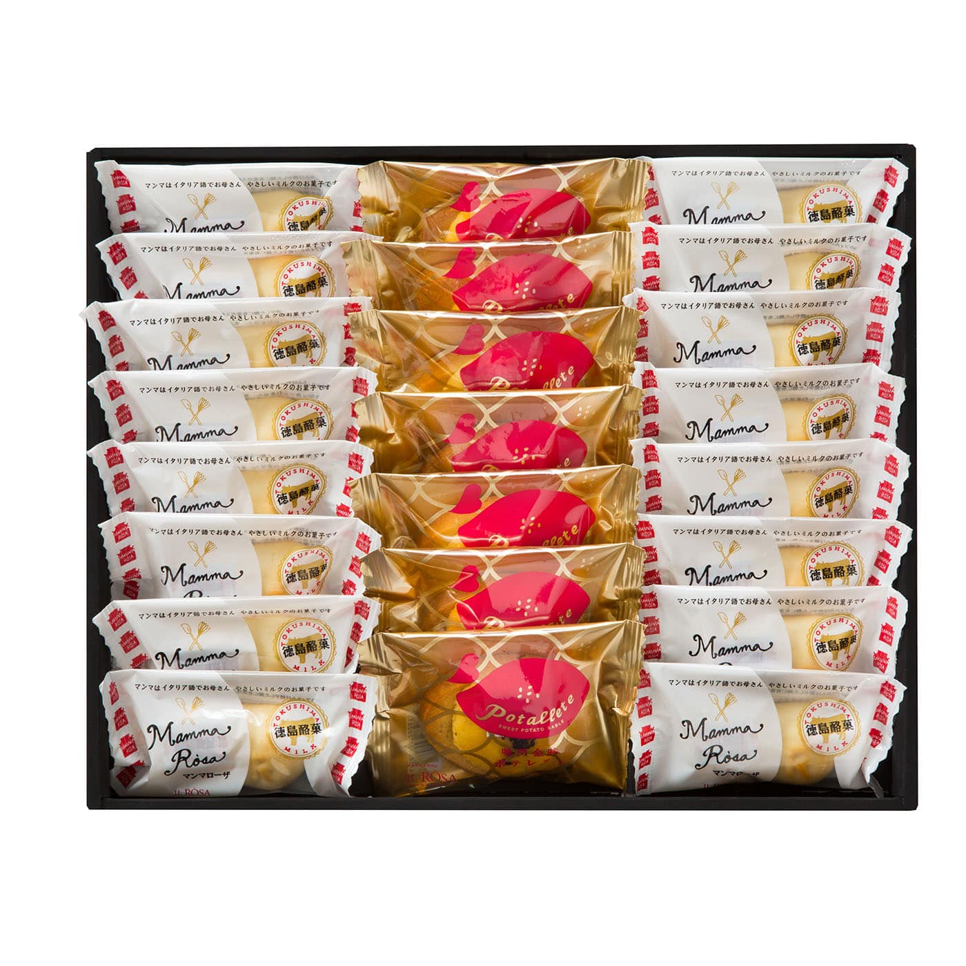 徳島郷菓 PM-4 (マンマローザとポテレット)